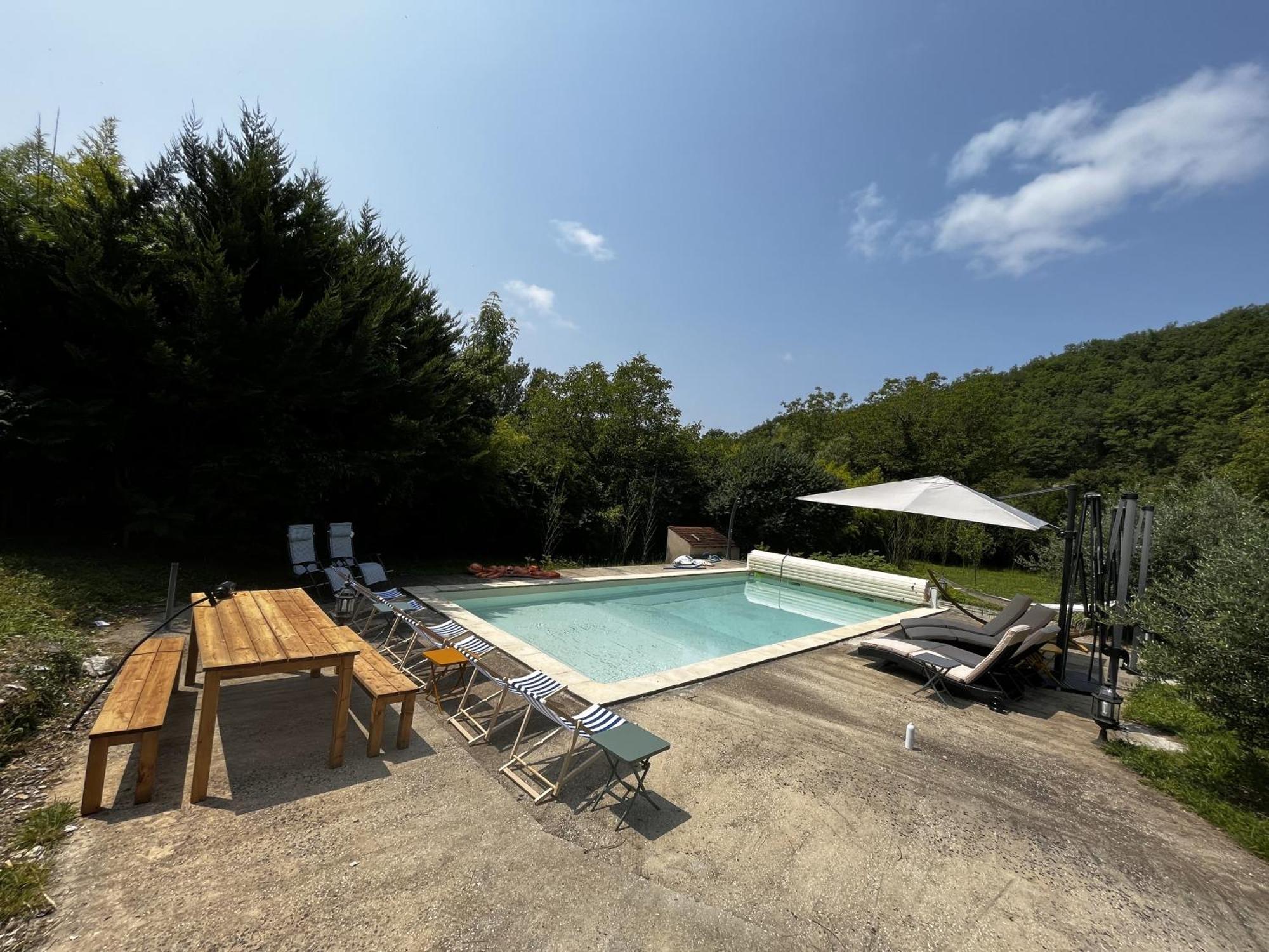 Domaine Du Bonheur En Pierre Avec Piscine, Proche Sarlat Βίλα Carlux Εξωτερικό φωτογραφία